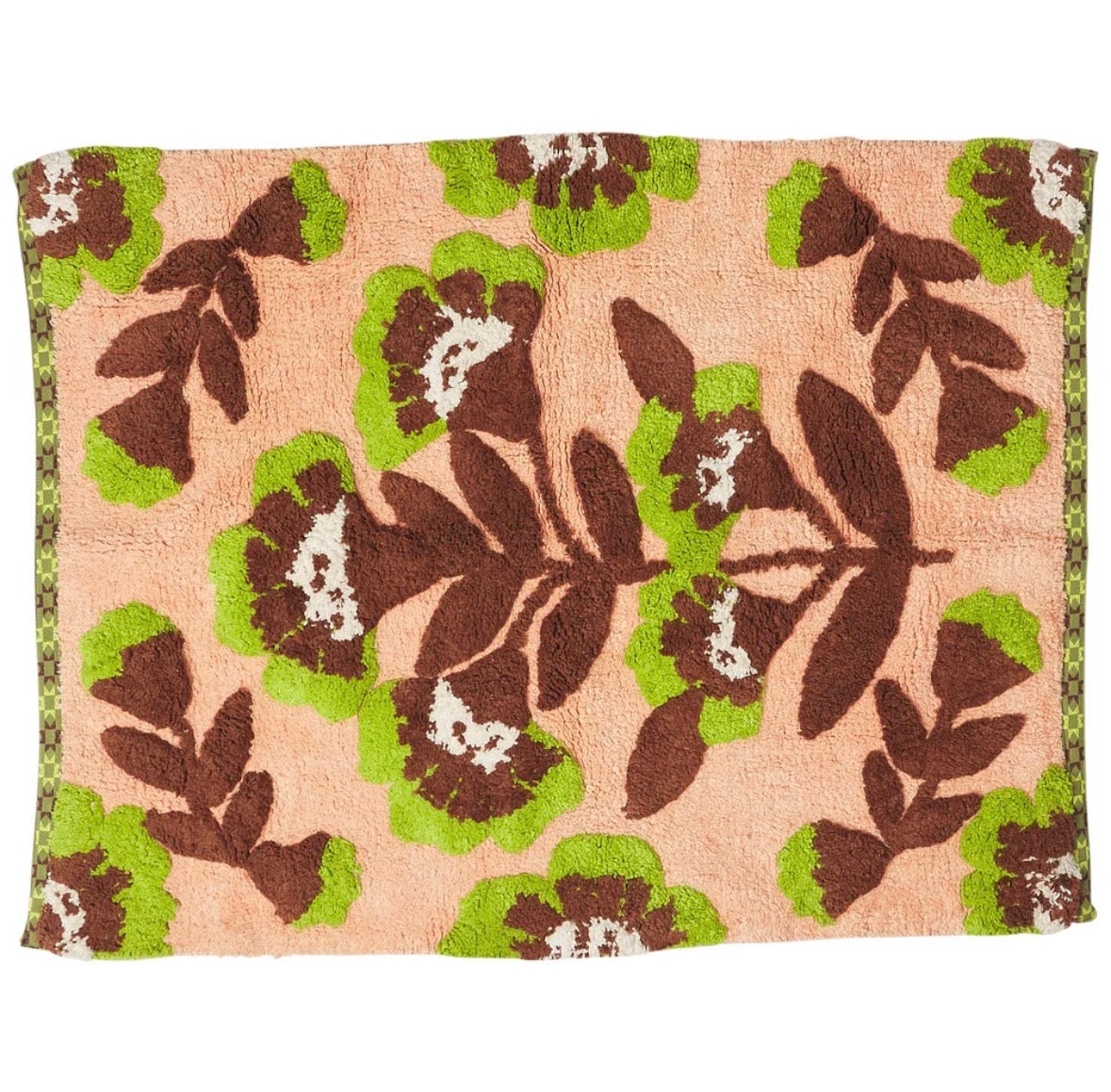 Winona Bath Mat - Crimson