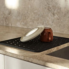 Folding Silicone Drying Mat Large w/ Drainage Mouth