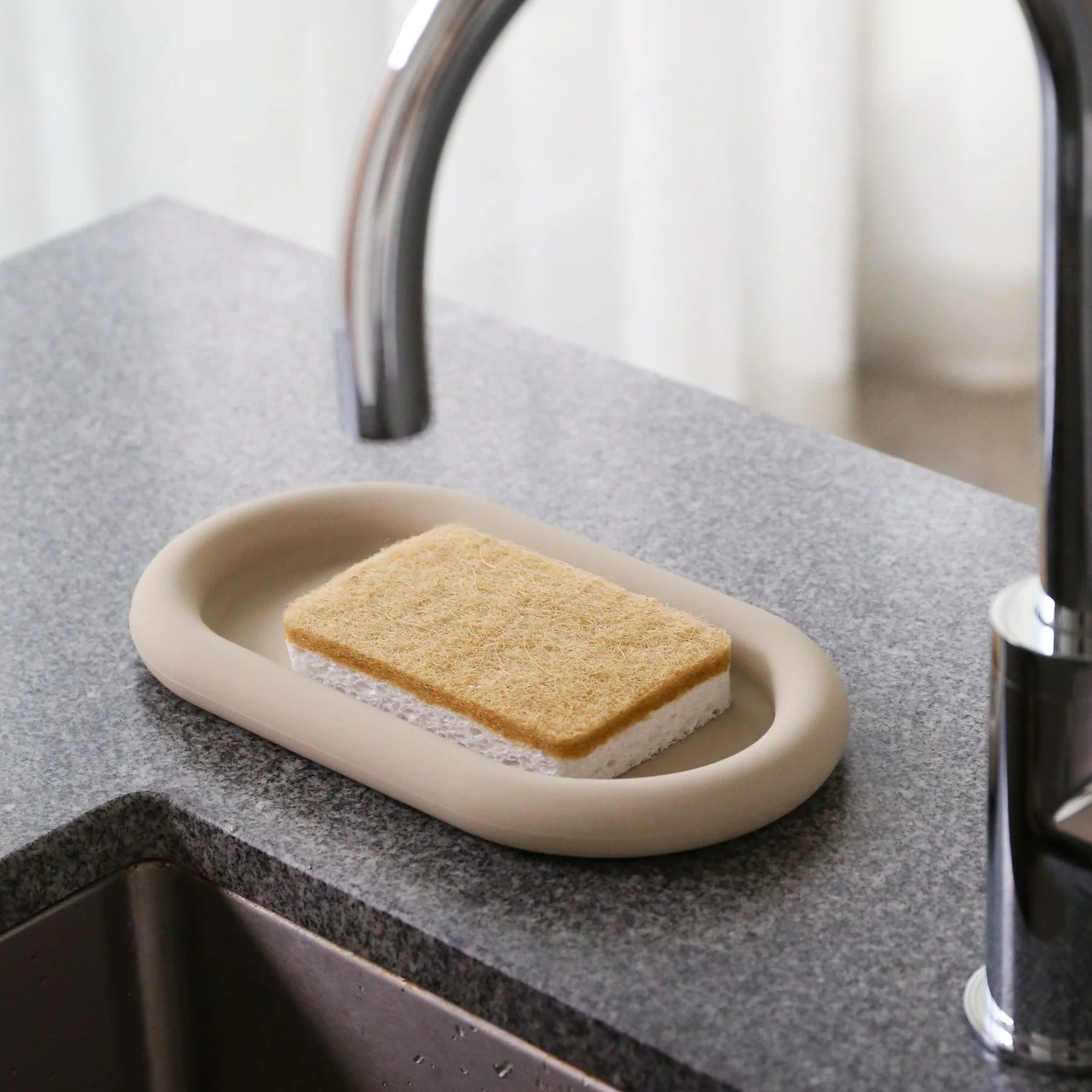Natural Cellulose and Sisal Scourer Sponge (Set of 2)