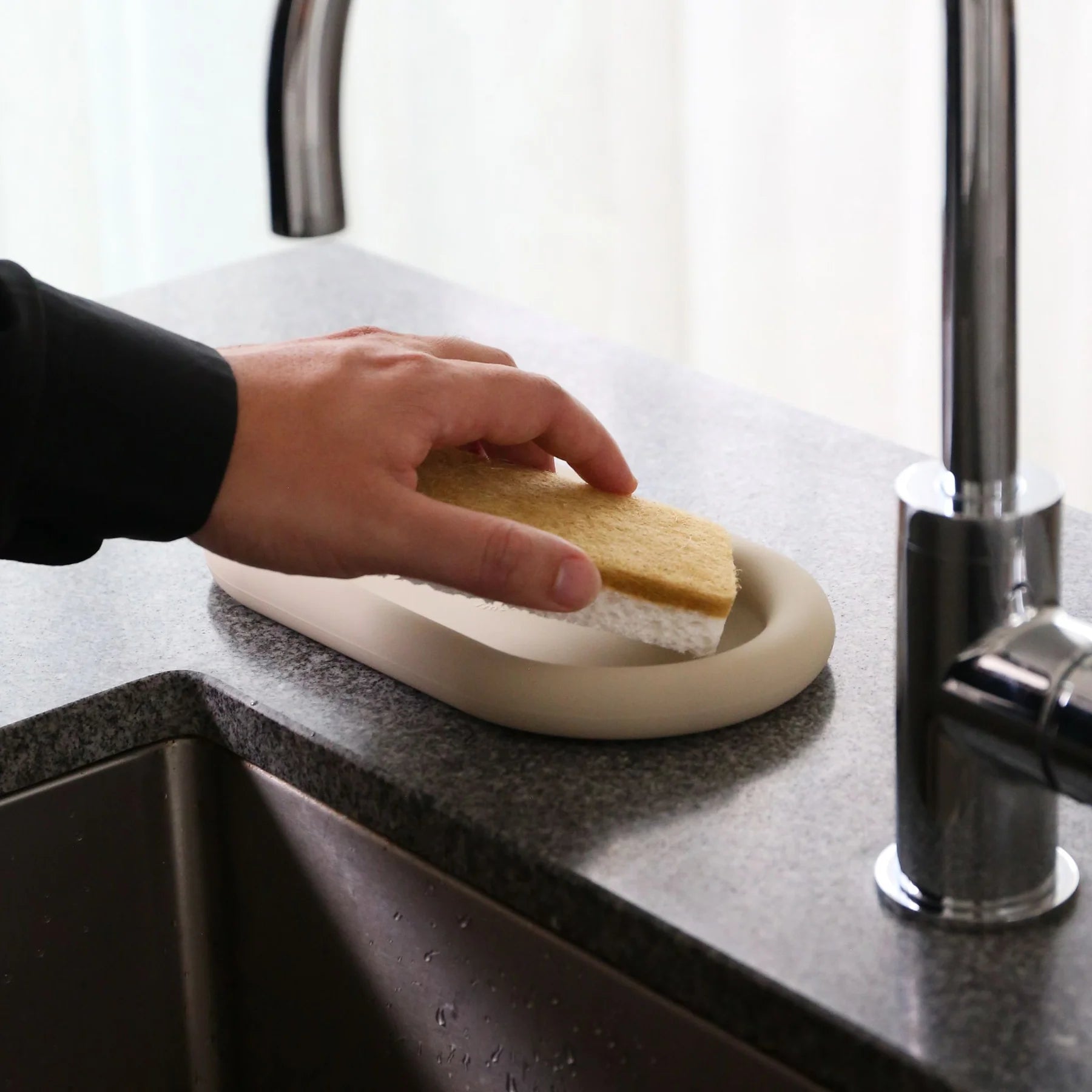 Natural Cellulose and Sisal Scourer Sponge (Set of 2)