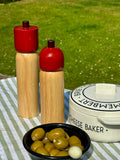 Salt & Pepper Grinder - Red & Red: Large