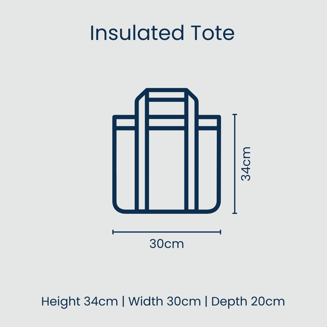 Medium Insulated Tote – Coral