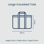 Large Insulated Tote – Coral