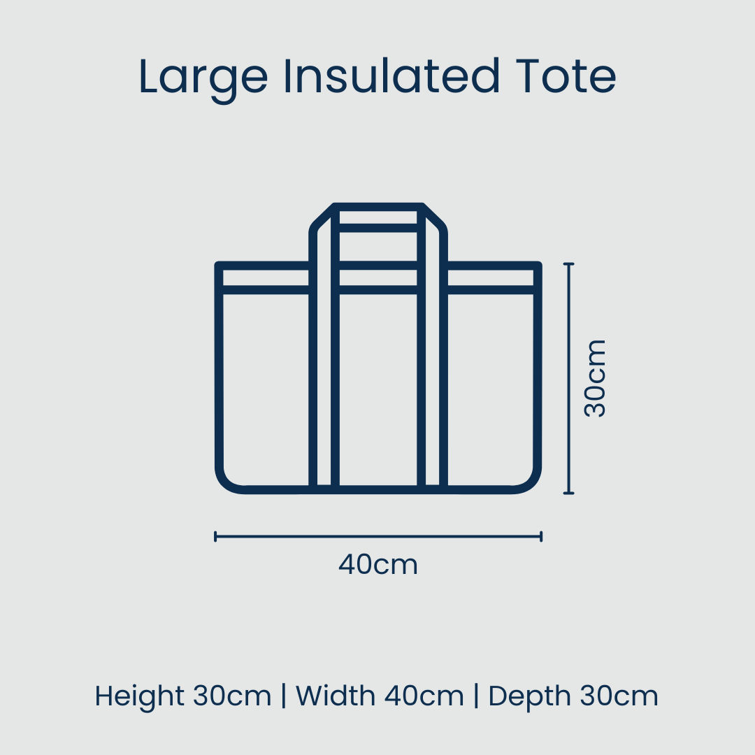 Large Insulated Tote – Coral