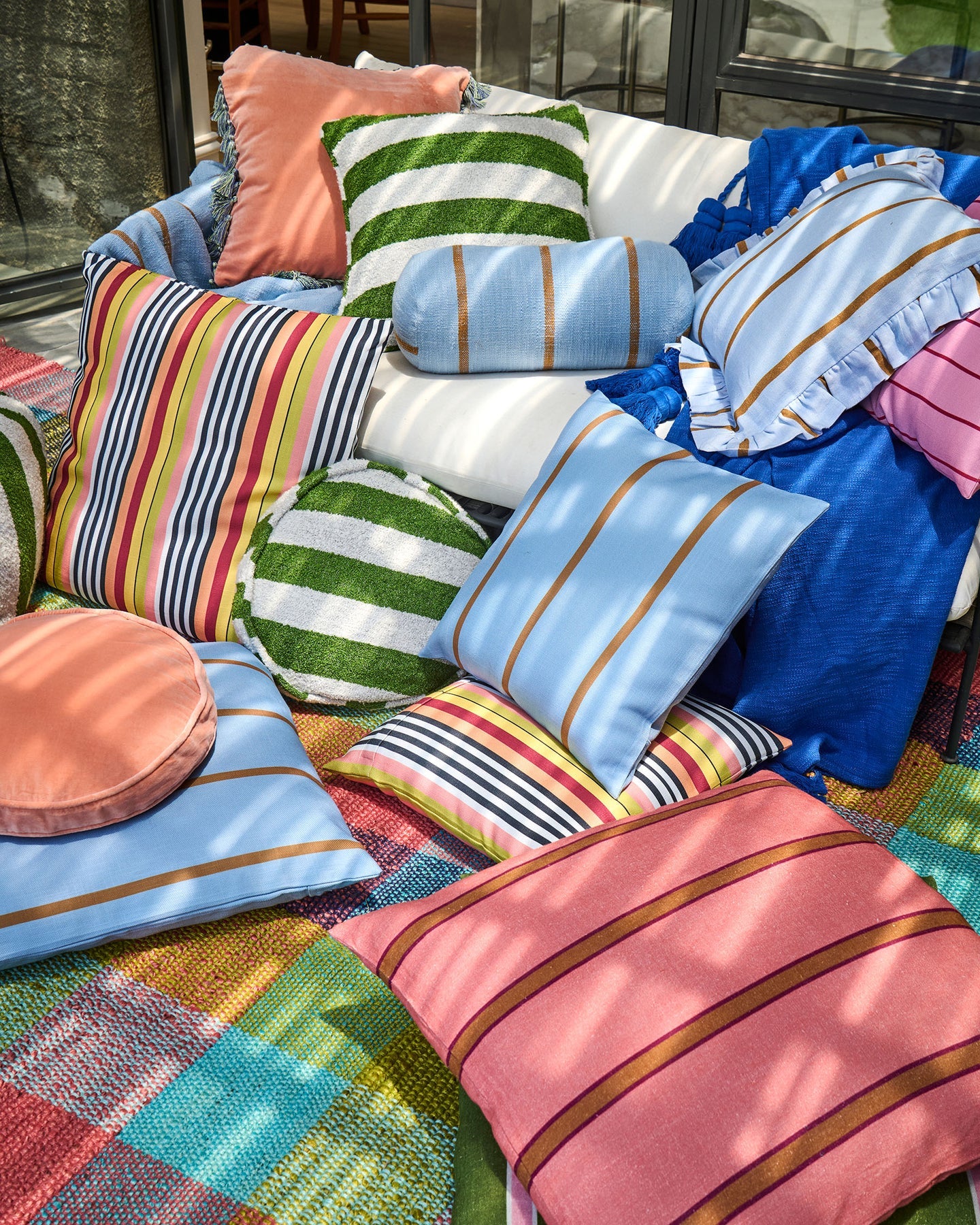 Suffolk Stripe Upholstery Cushion