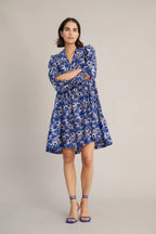 Munthe Derby Dress, Navy 34 (10-12)