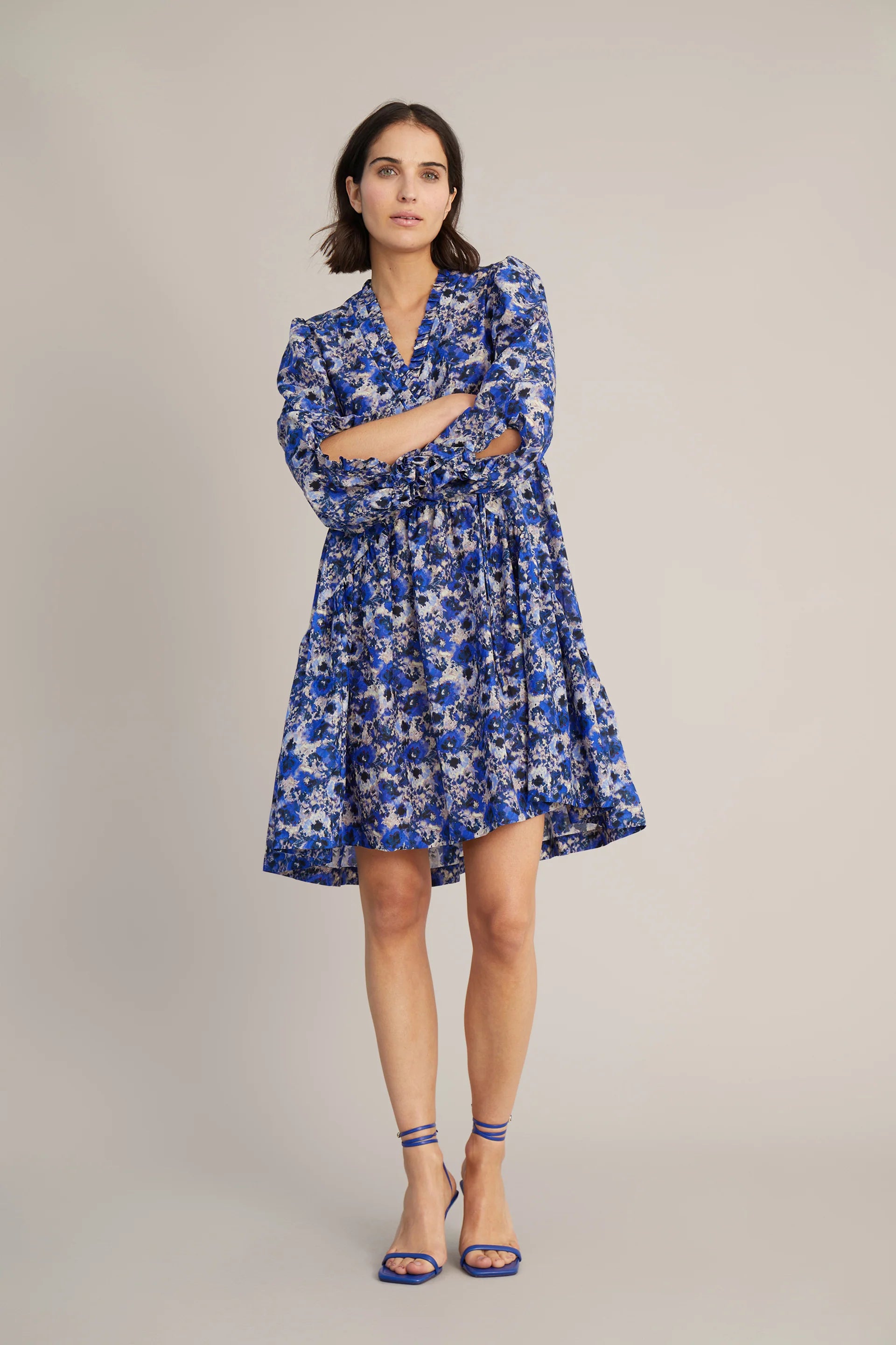 Munthe Derby Dress, Navy 34 (10-12)
