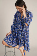 Munthe Derby Dress, Navy 34 (10-12)