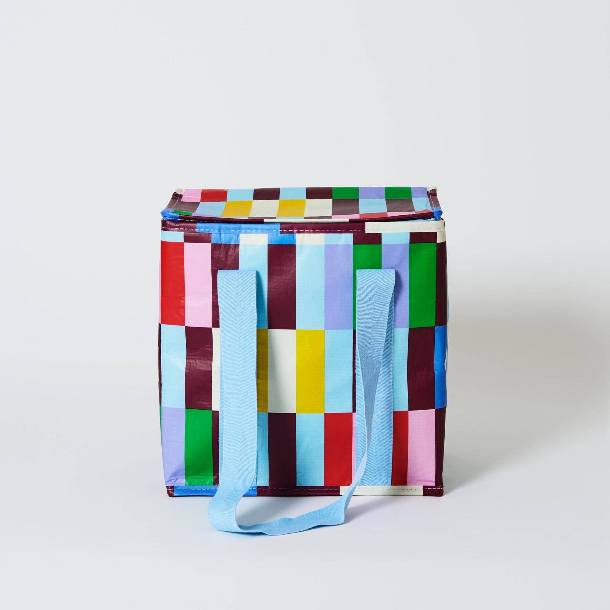 Medium Insulated Tote – Multi Stripe