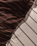 Quilt Cover - Vanilla / Mahogany