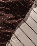 Quilt Cover - Vanilla / Mahogany