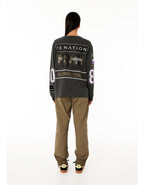 PE Nation Charcoal Long Sleeve T'shirt - M