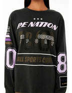 PE Nation Charcoal Long Sleeve T'shirt - M