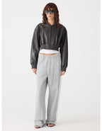 Bassike  Fleece Stripe Detail Trackpant rrp $360