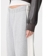 Bassike  Fleece Stripe Detail Trackpant rrp $360