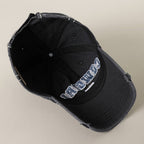 COWGIRL 01 Embroidered Vintage Distressed Baseball Cap
: BLK