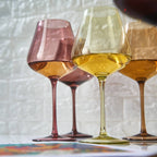 Terracotta Mars Collection Crystal Wine Glasses | 20 OZ