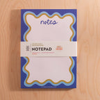 Blue Wavy A5 Notepad