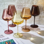 Terracotta Mars Collection Crystal Wine Glasses | 20 OZ