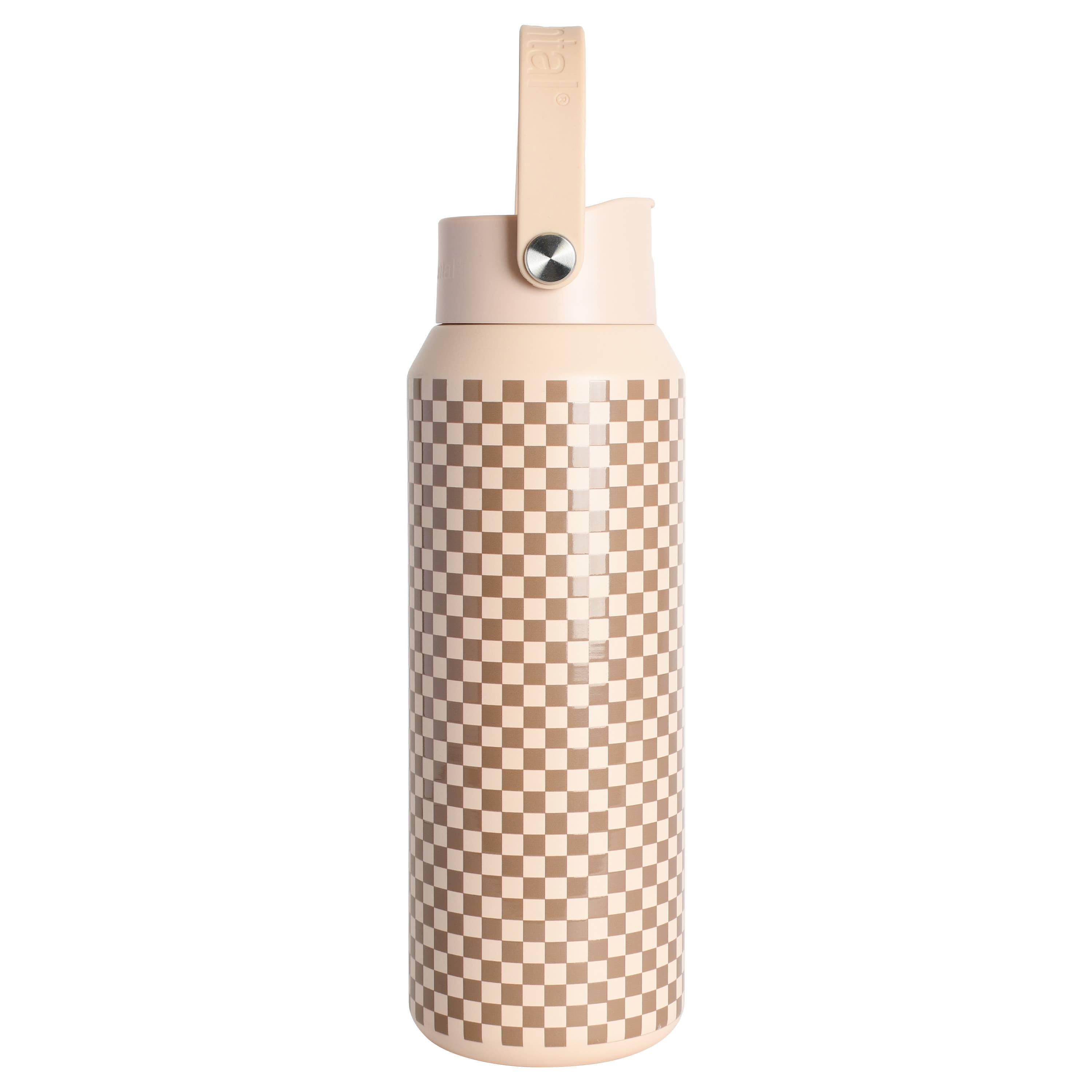 Core Insulated Leakproof Bottle w/Handle 40oz - Brown Check