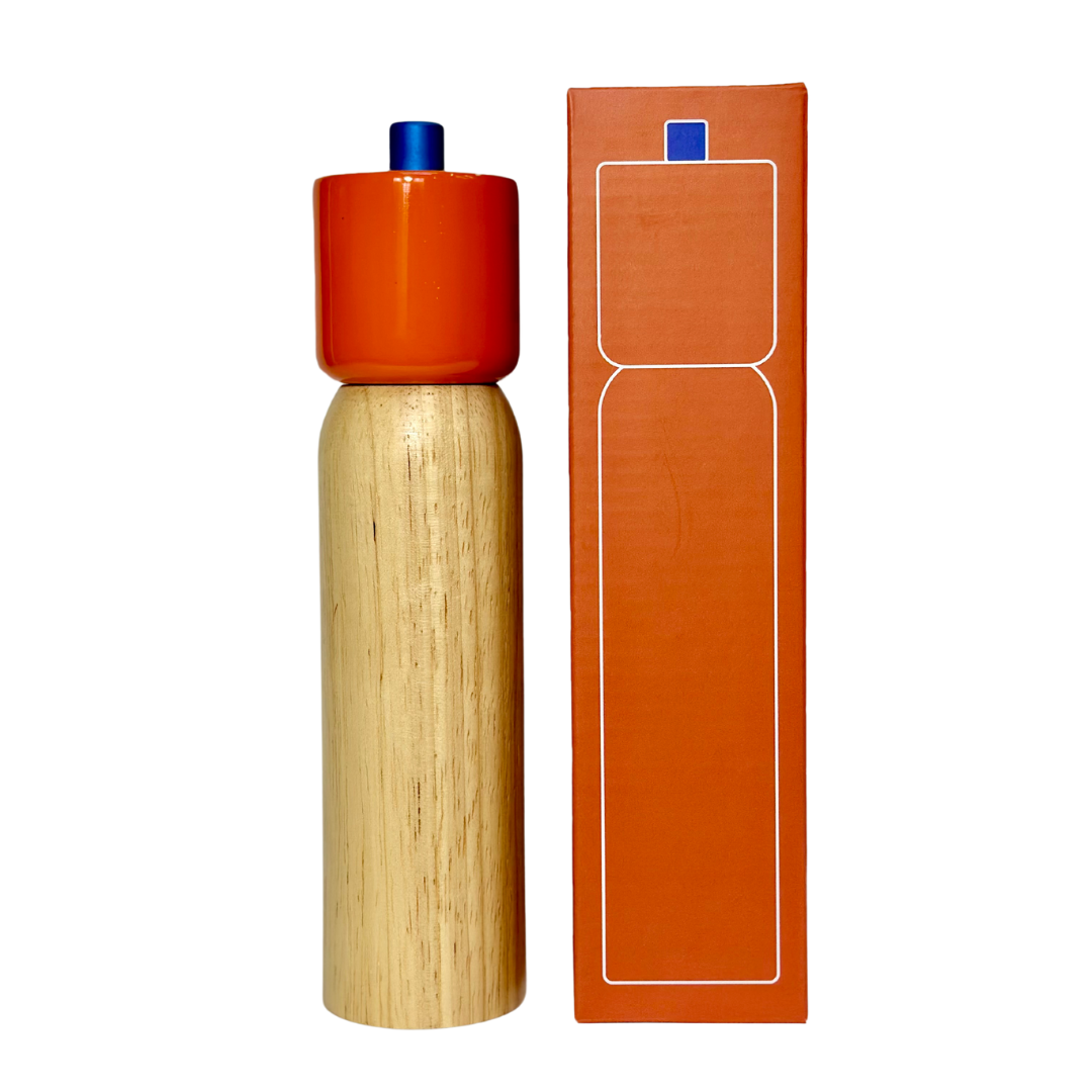 Salt & Pepper Grinder - Orange & Blue: Medium