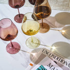 Terracotta Mars Collection Crystal Wine Glasses | 20 OZ