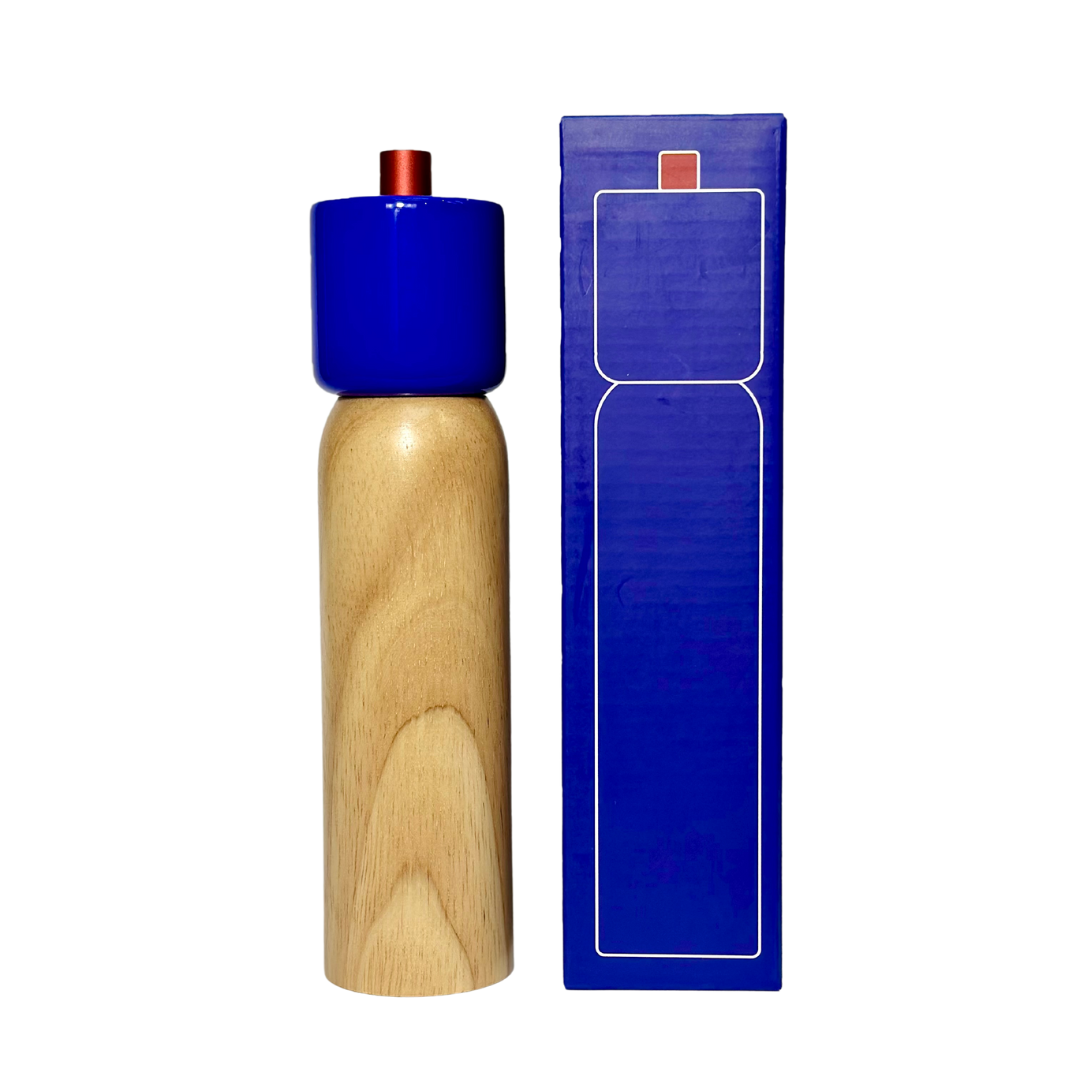 Salt & Pepper Grinder - Navy & Red: Medium
