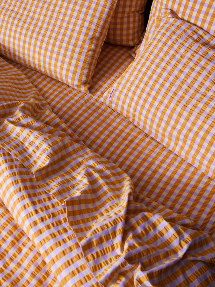 Mango Seersucker Standard Pillowcase Set