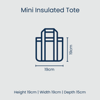 Mini Insulated Tote – Coral