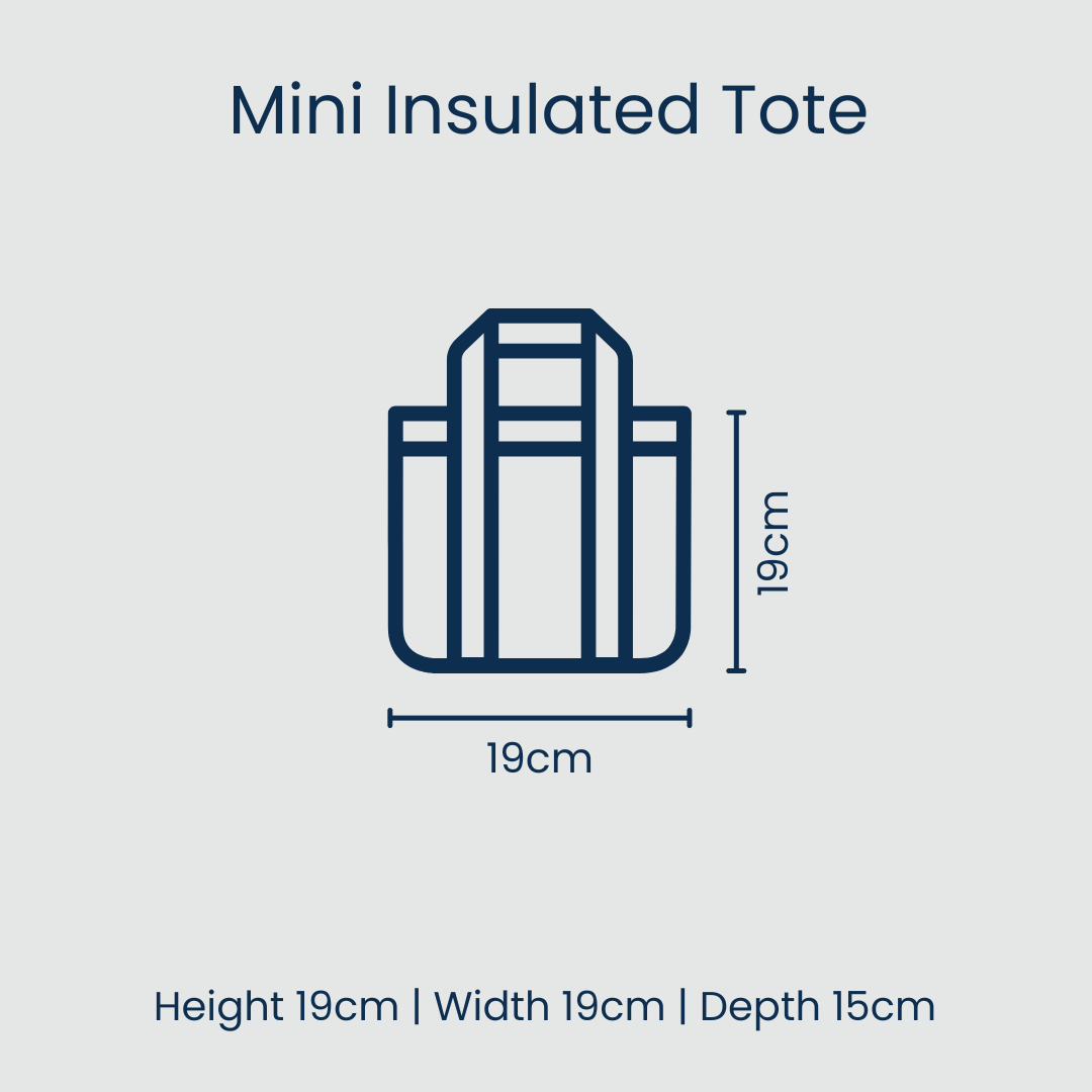 Mini Insulated Tote – Coral