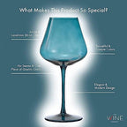 Terracotta Mars Collection Crystal Wine Glasses | 20 OZ