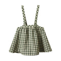 Kids Nature Baby green check pinafore organic cotton - 4