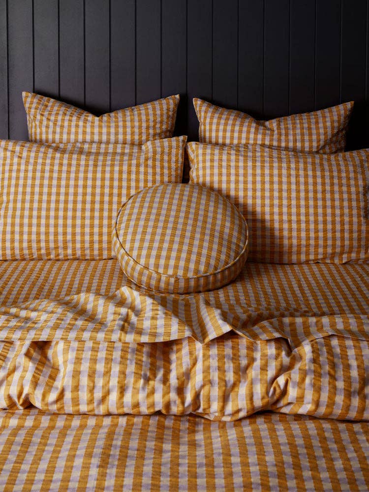 Mango Seersucker Standard Pillowcase Set