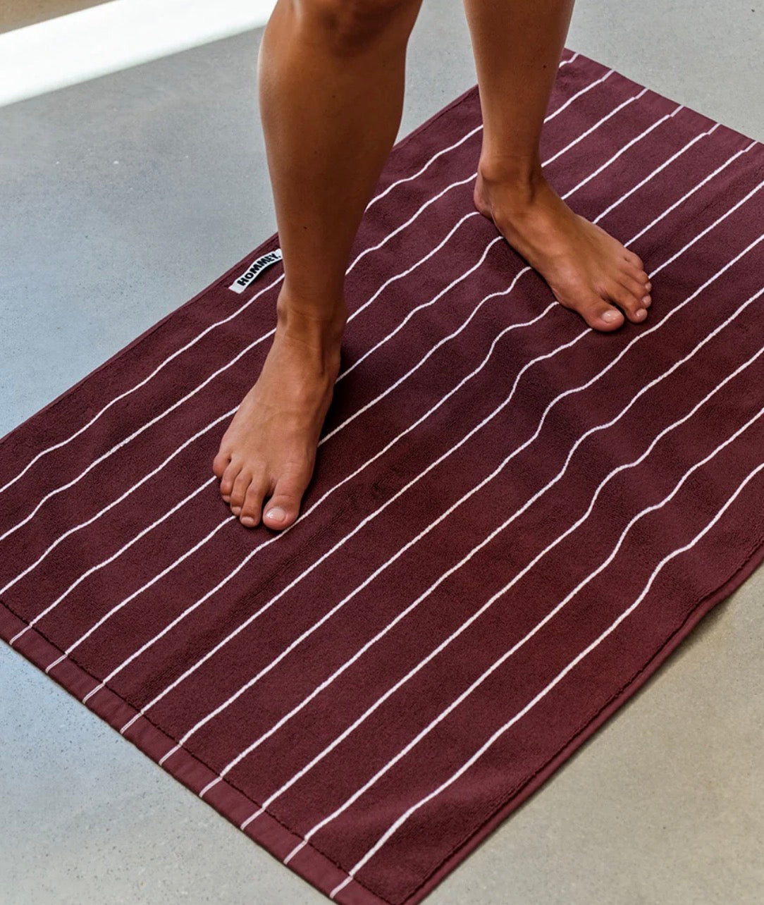 Hommey Bath Mat Merlot