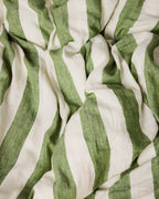 Moss Stripe Linen Pillowcases 2P STD set