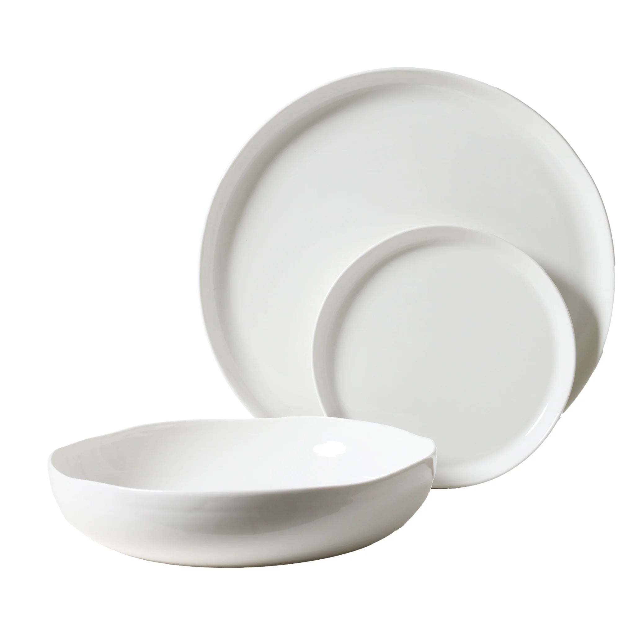 DINNER SET 12 PIECE - WHITE MAKE & MADE