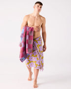 BONDI TARTAN TERRY BATH TOWEL