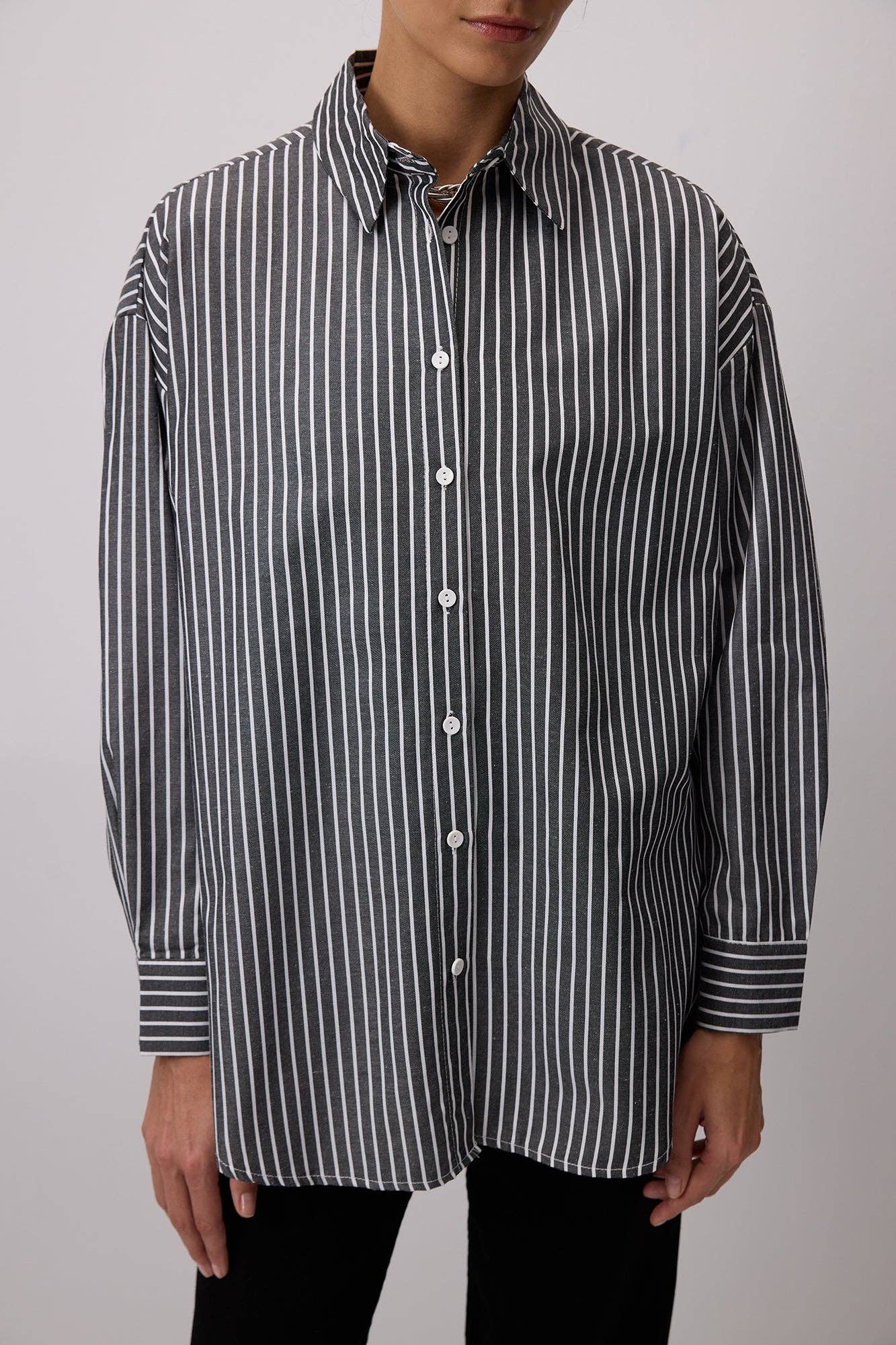 STRIPED OVERSIZE SHIRT