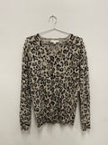 White and Warren Leopard Print L