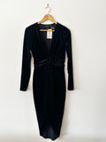 Pilgrim Navy Velvet Dress - 10