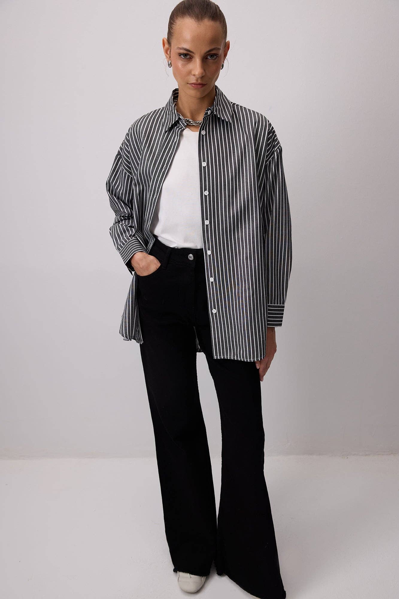 STRIPED OVERSIZE SHIRT