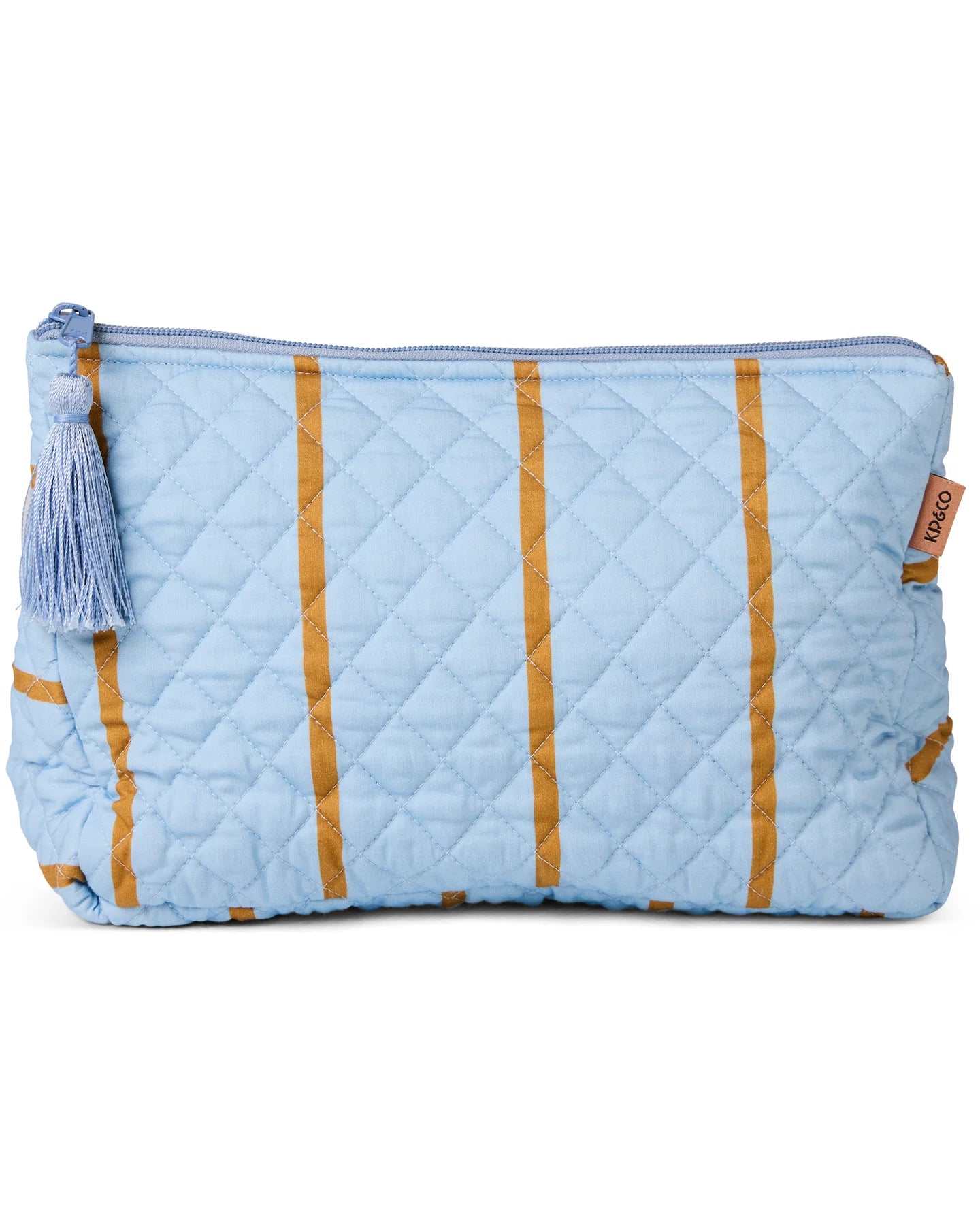 Como Stripe Quilted Cotton Toiletry Bags