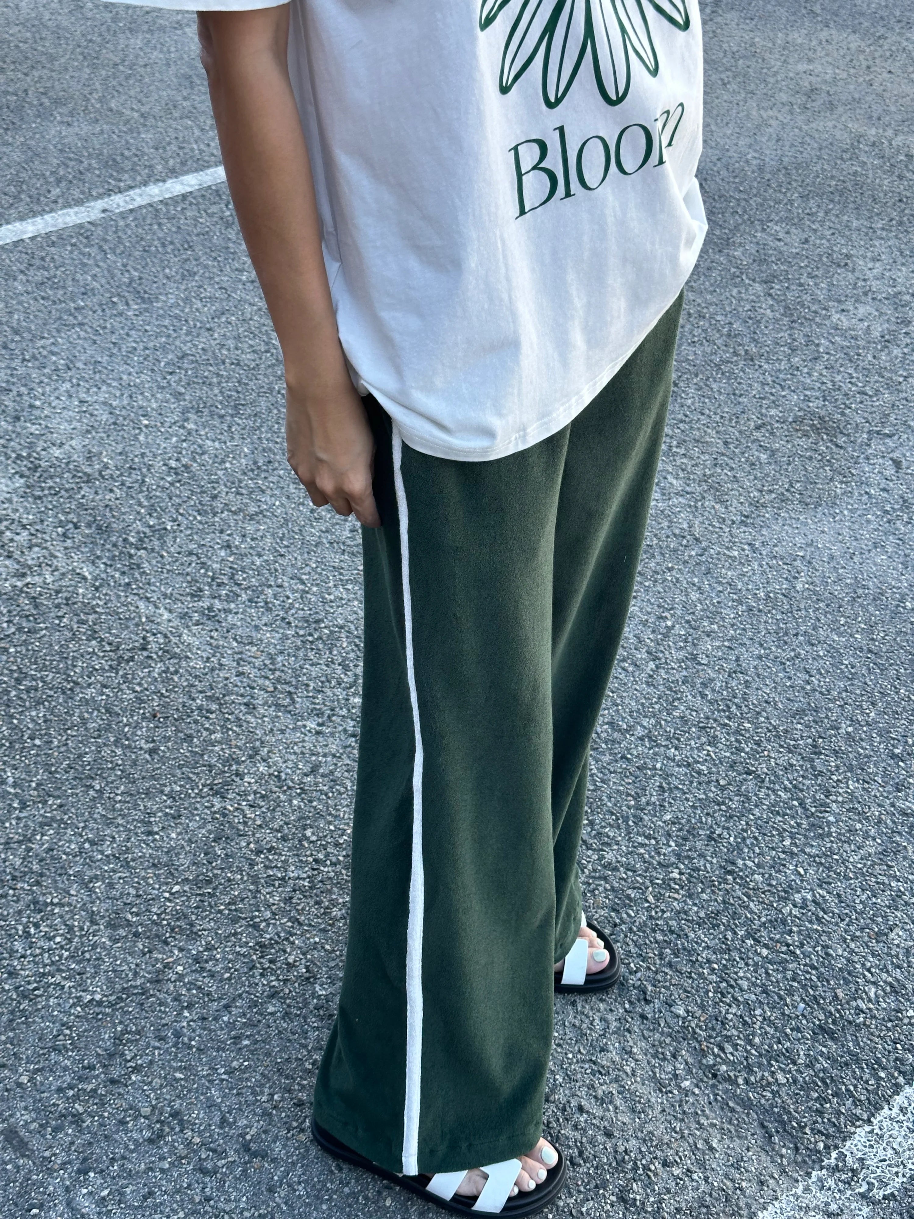 Tine Trove Green Terry Pants - S