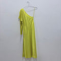 Scanlon & Theodore one shoulder dress satin - 10