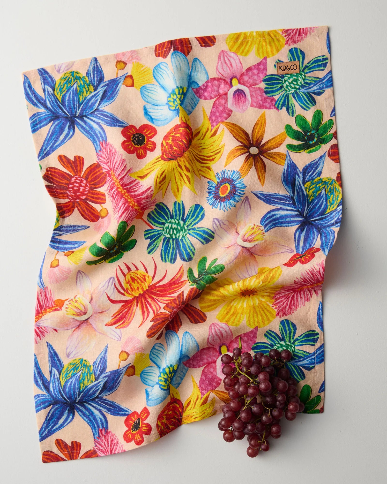 Wild Flowers In Bloom Tea Towel