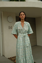 Dutton Dress Calypso Tile