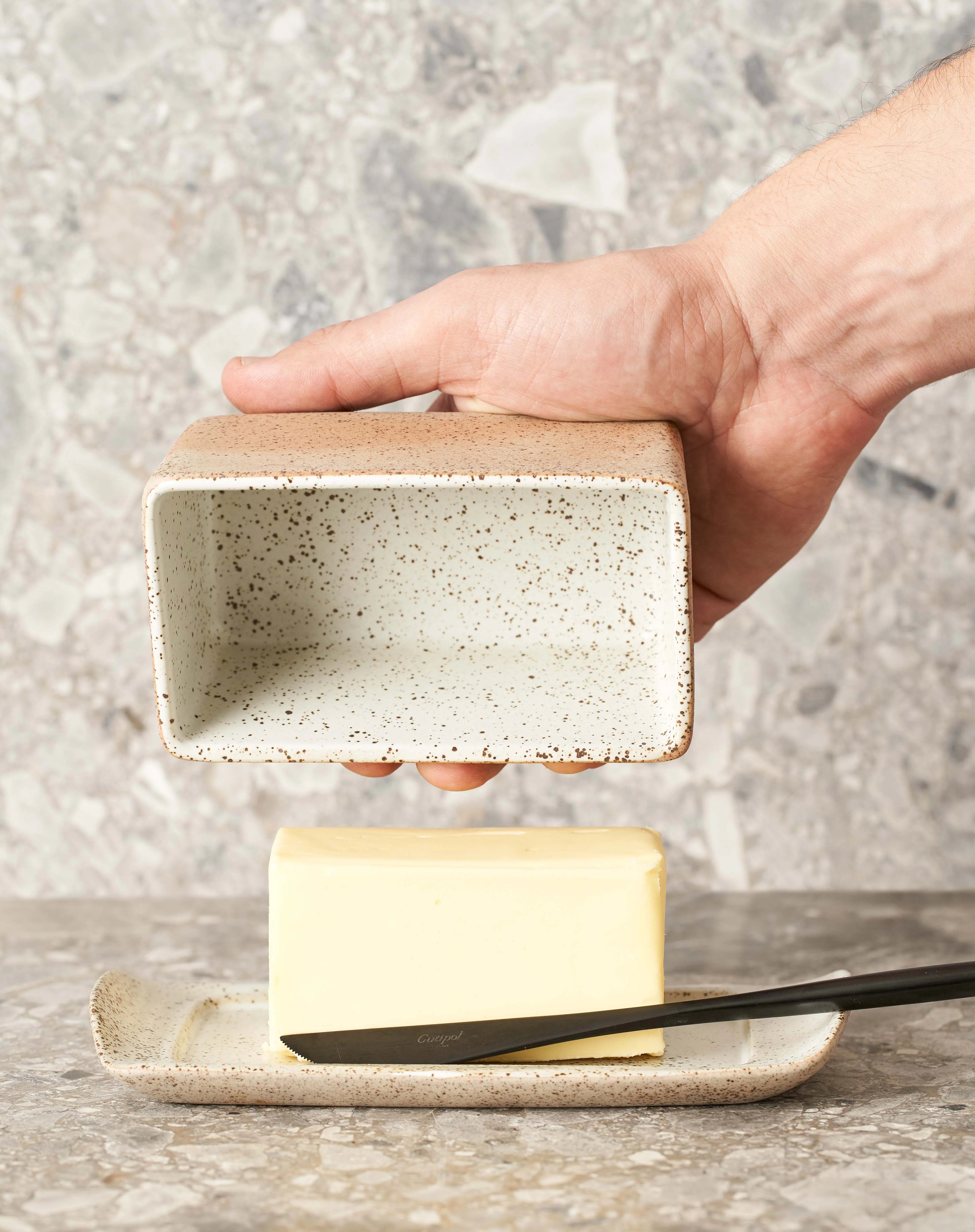 Garden To Table Butter Dish - White