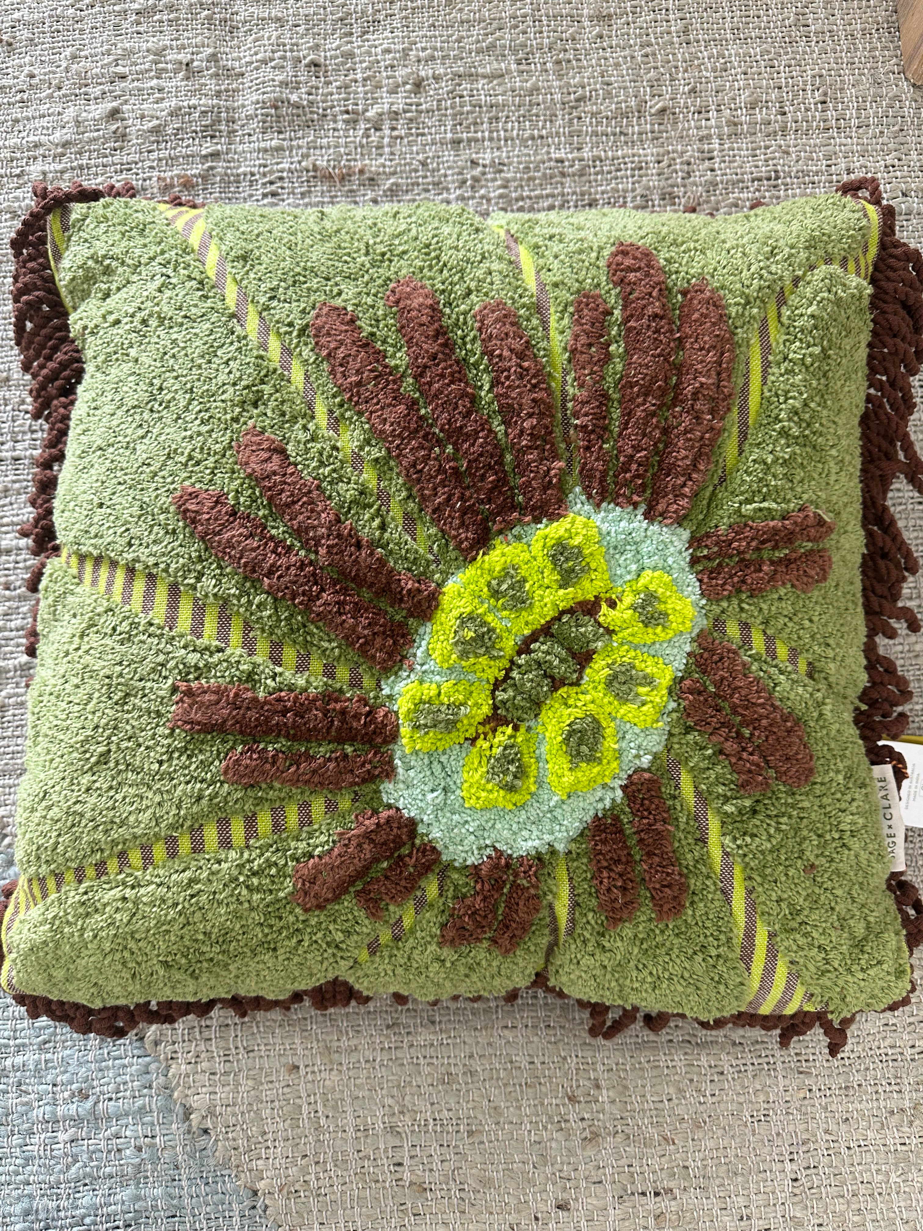 Jolene Tufted Cushion - Sable feather Insert