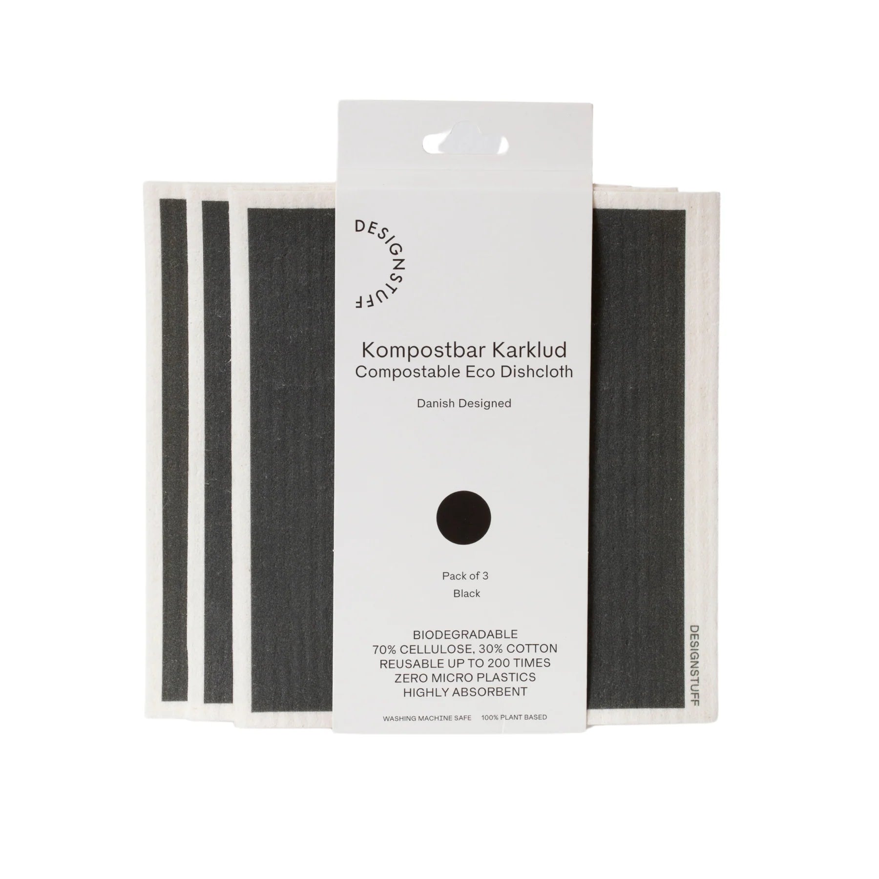 Compostable Eco Dishcloth (Pack of 3)