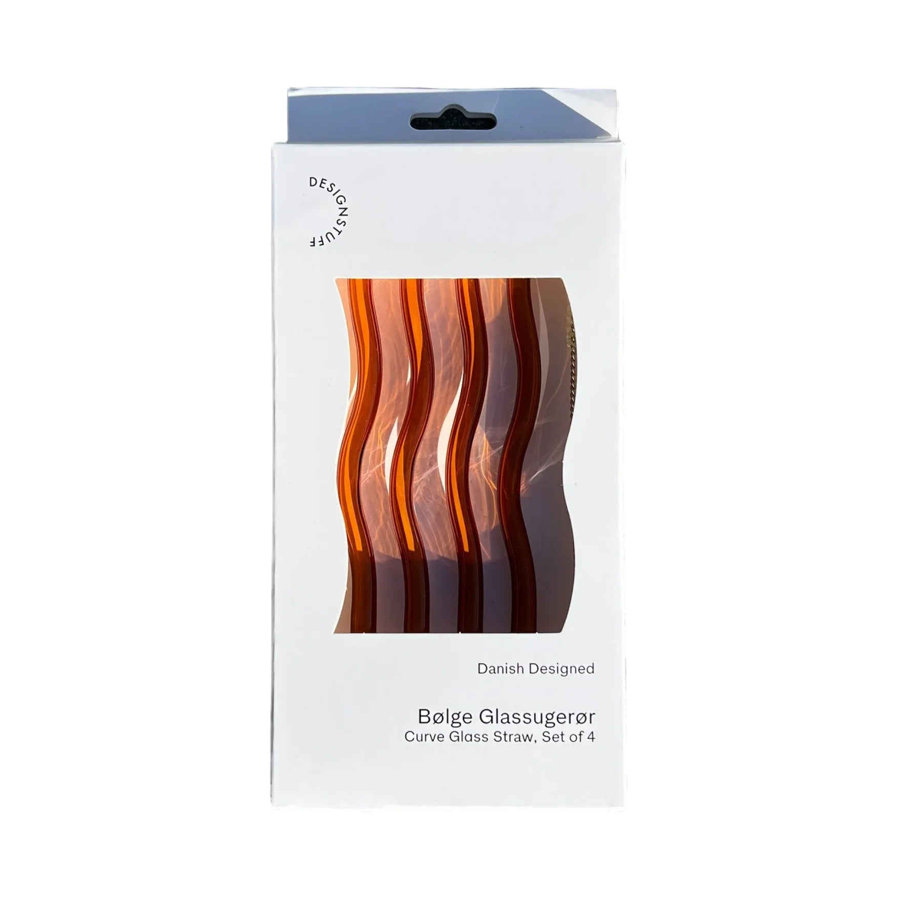 Curve Glass Straw (Set of 4)